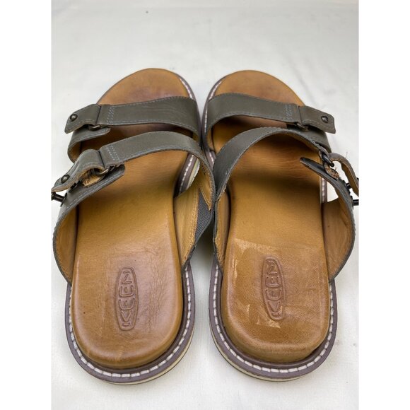 Keen Women's Silver Slide Birch Leather Sandals/Shoes Size6 SKU 5570 - Picture 4 of 6